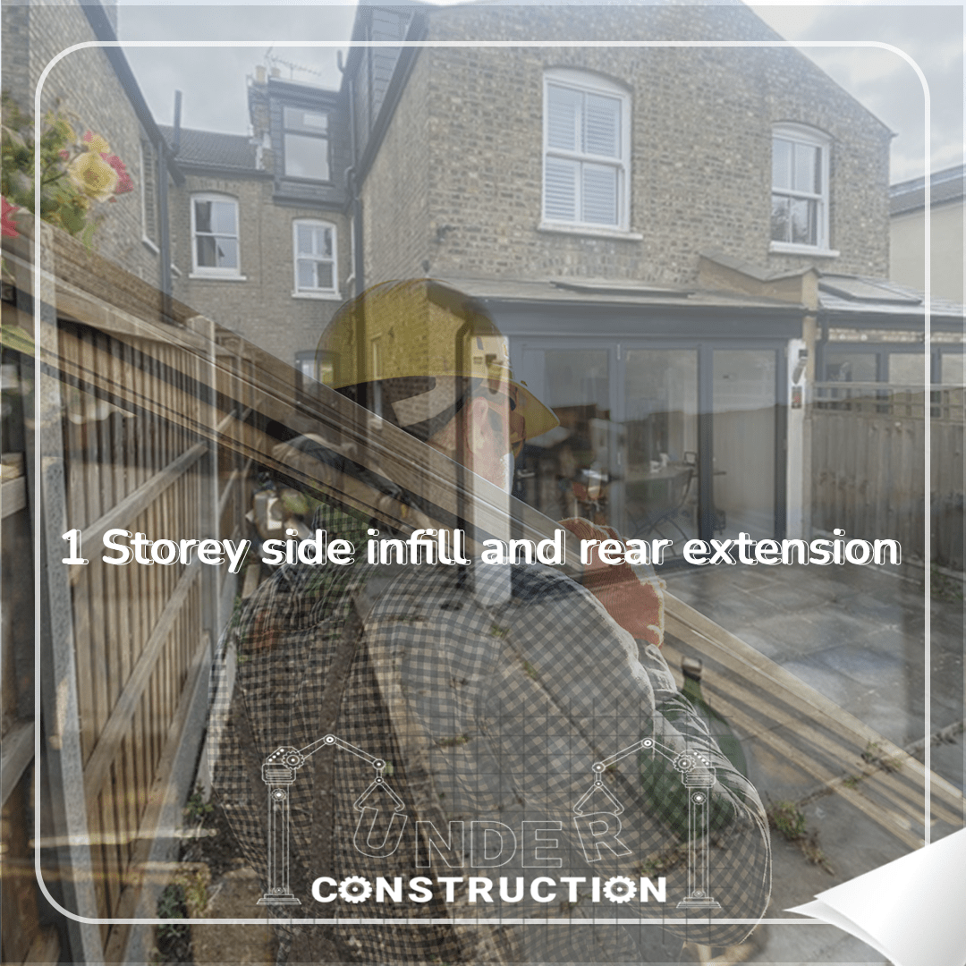 1 Storey side infill and rear extension